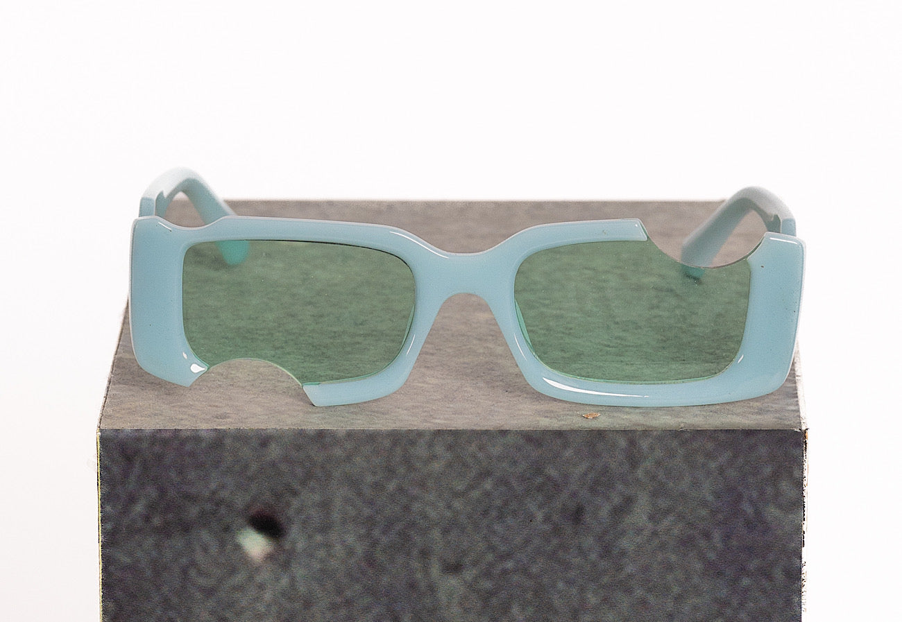 Pierced Sunglasses | Light Blue