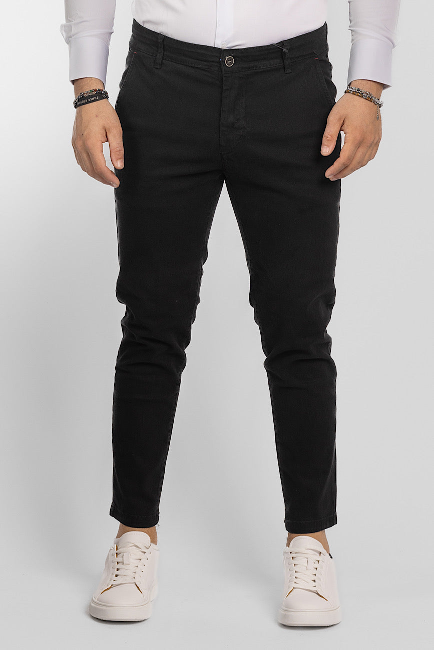 Pantalon capri à chevrons 2 pour 40 € | Noir