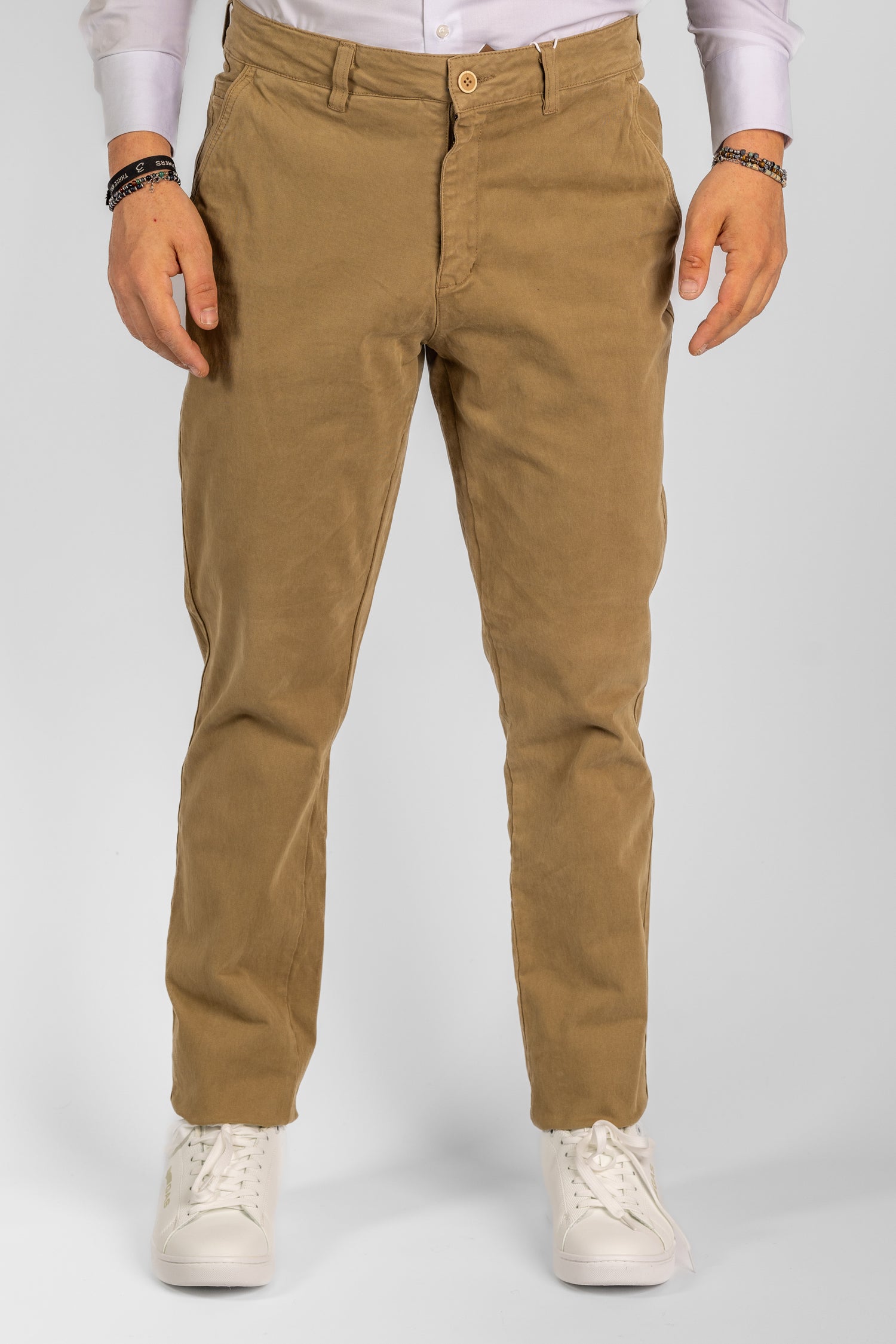 Pantalone Basic Regular Gamba Morbida 2 per €40 | BR002 Tortora