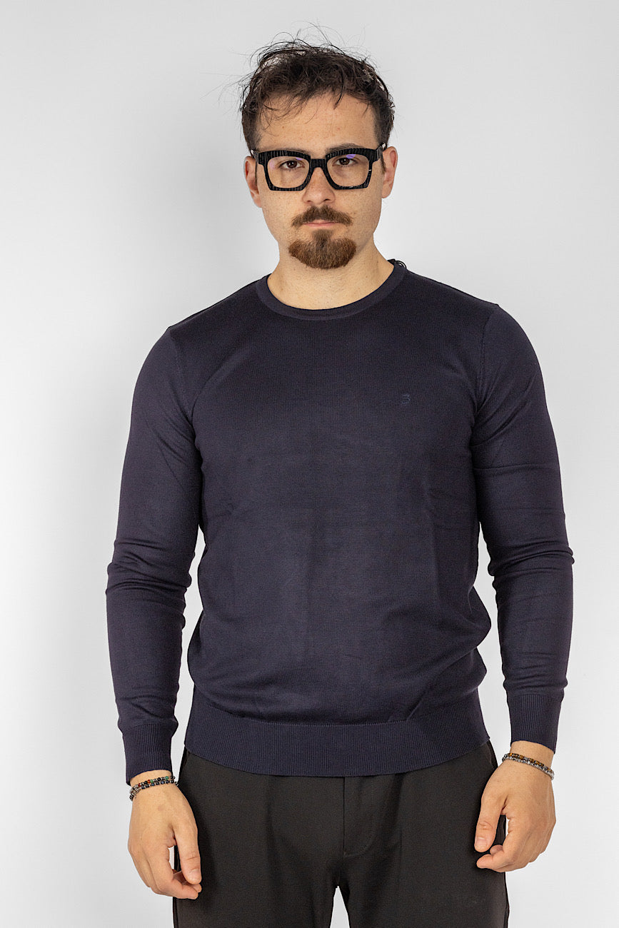 Crewneck Sweater | 2 + 1 Free | Blue