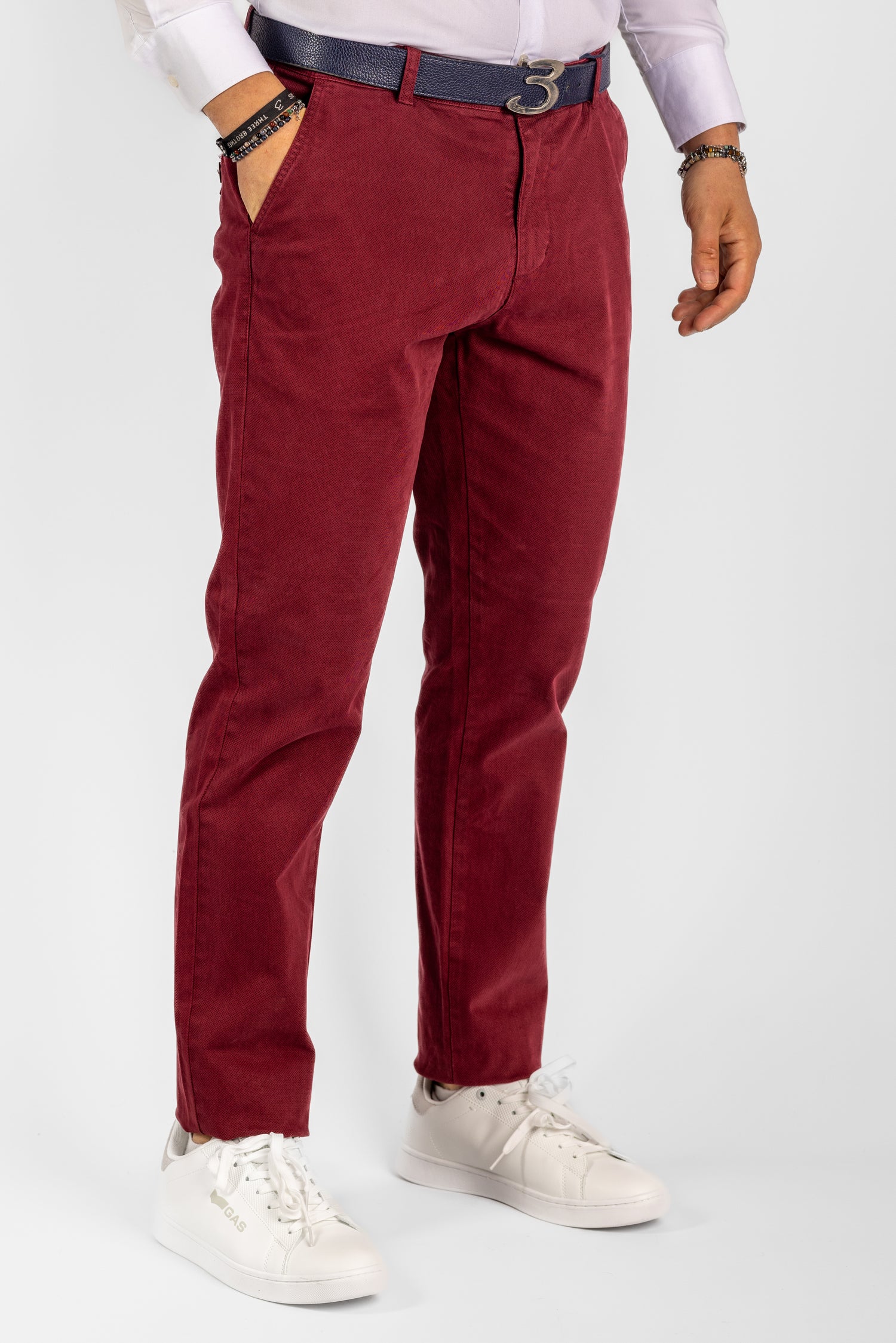 Pantalon Semi Slim 2 Micro Motifs à 40€ | 3301 Bordeaux