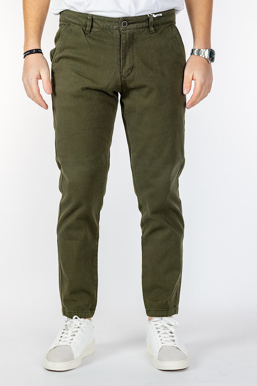 Pantalone Capri Armaturato | 2 per €40 | Verde