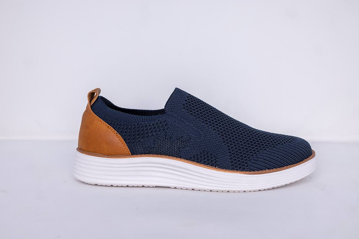 Canvas Moccasin | Blue