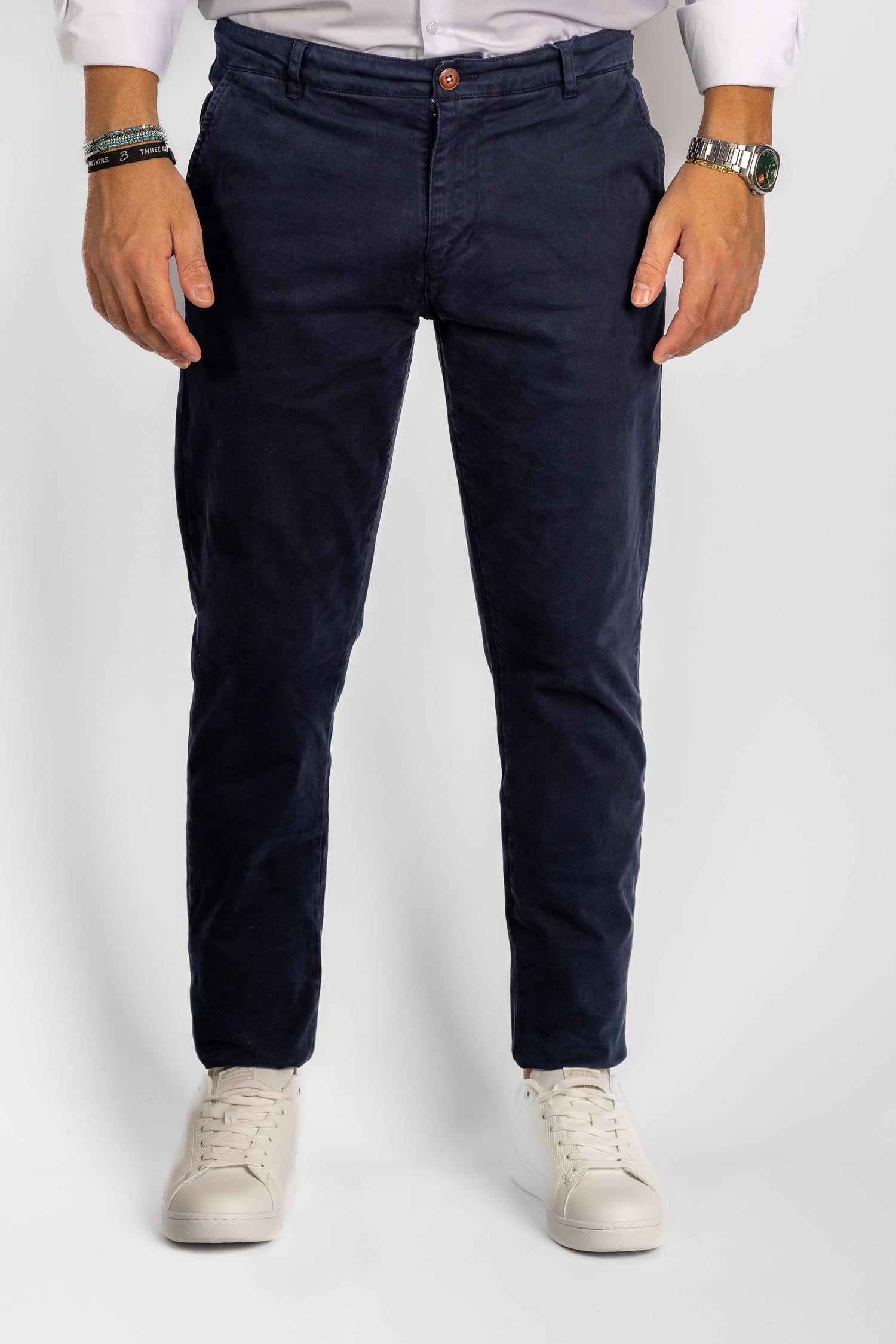 Pantalone Basic Regular Gamba Morbida 2 per €40 | BR002 Blu