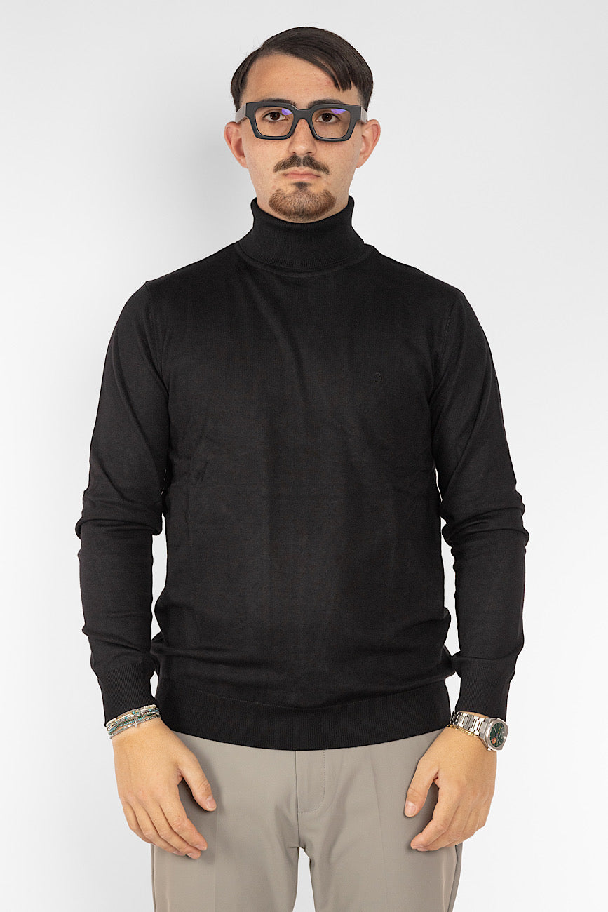 High Neck Sweater | 2 + 1 Free | Black