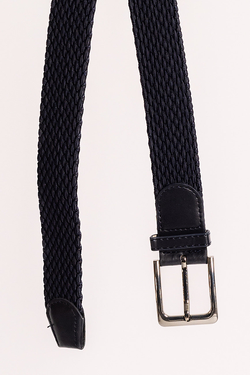 Elastic Woven Belt | Blue