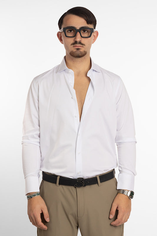 Chemise slim sans repassage | Blanc