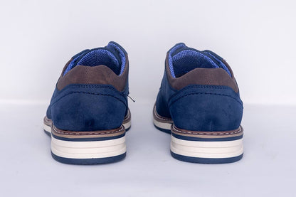 Derby Suede Shoe | Blue