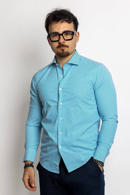 Camicia no stiro, camicia stiro facile, camicia da abito, camicia in cotone leggero. Slim fit, modello aderente, camicia elasticizzata. saldi, prezzi bassi, amazon, asos, zalando. camicia di seta, camicia di lino, camicia di qualità, azzurro, rosa antico, rosa forte, rossa, bianca, nera, blu scuro, celest, grigio perla, azzurro, beige, oro crema. Camicie hugo boss, giorgio armani, ralph laurent, suitsupply, rigata, mille righe, camicia fantasia, a strisce