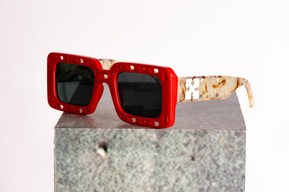 White Sunglasses | Red