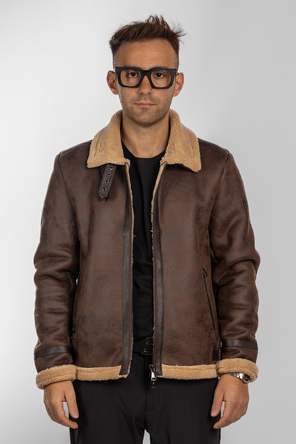 Ecological sheepskin Aviator model | Moro's Head