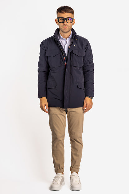 Water-repellent Field Jacket | Blue