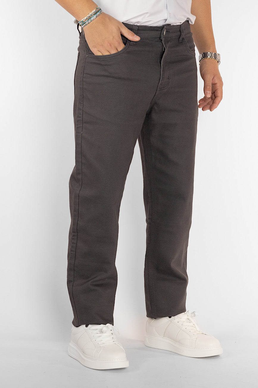 Pantalone 5 Tasche Regular | 2 per €40 | Grigio