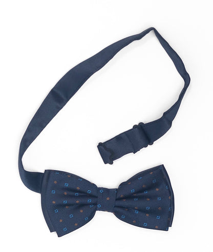 Blue Bow Tie | Brown-light blue pattern