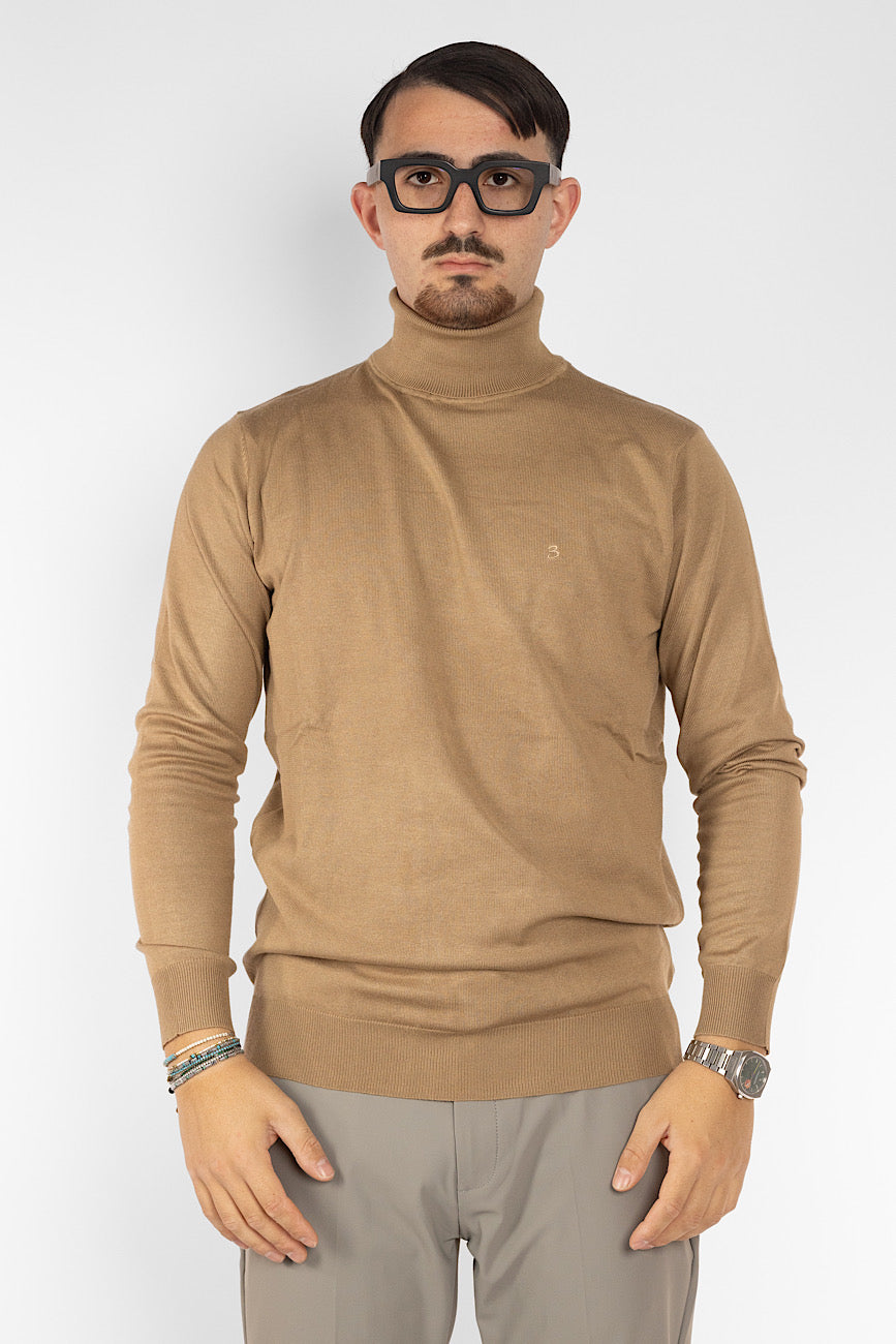 High Neck Sweater | 2 + 1 Free | Beige