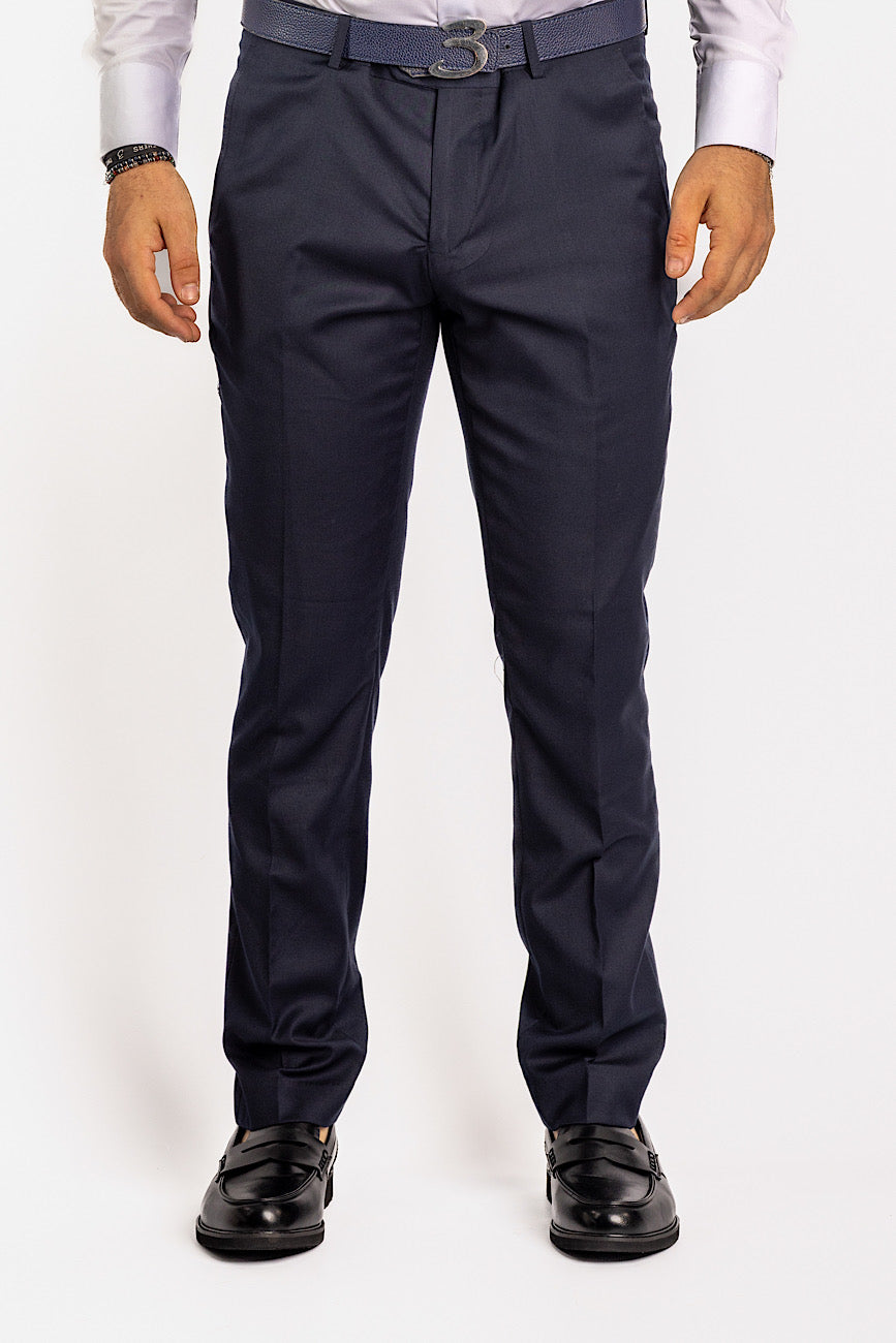 Basic Two Button Suit | Dark Blue