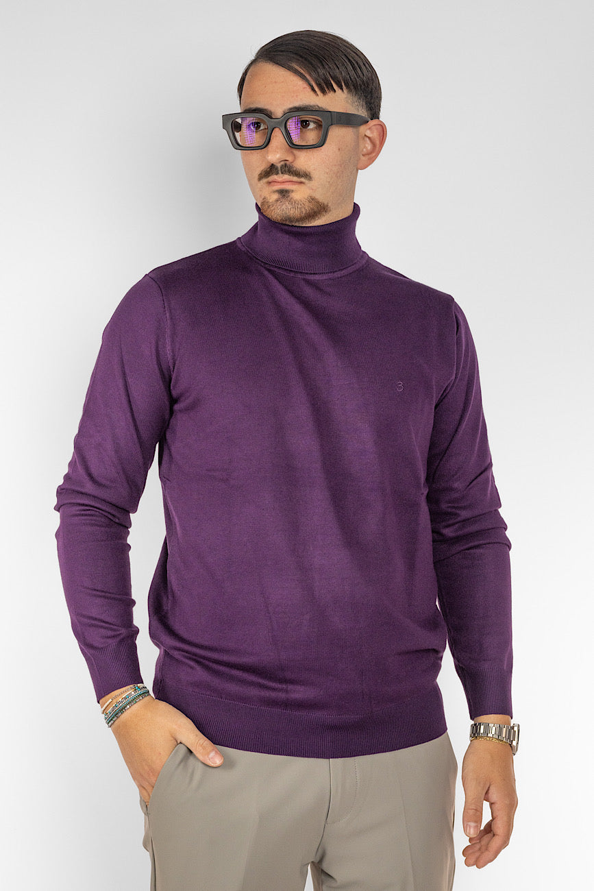 High Neck Sweater | 2 + 1 Free | Purple