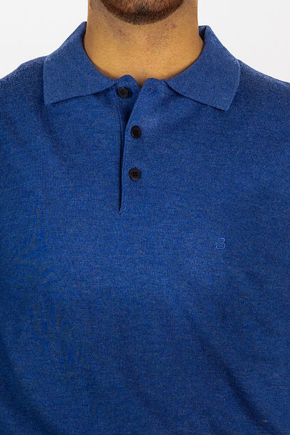 Polo Pullover Misto Lana 2 per €40 | Azzurro 03