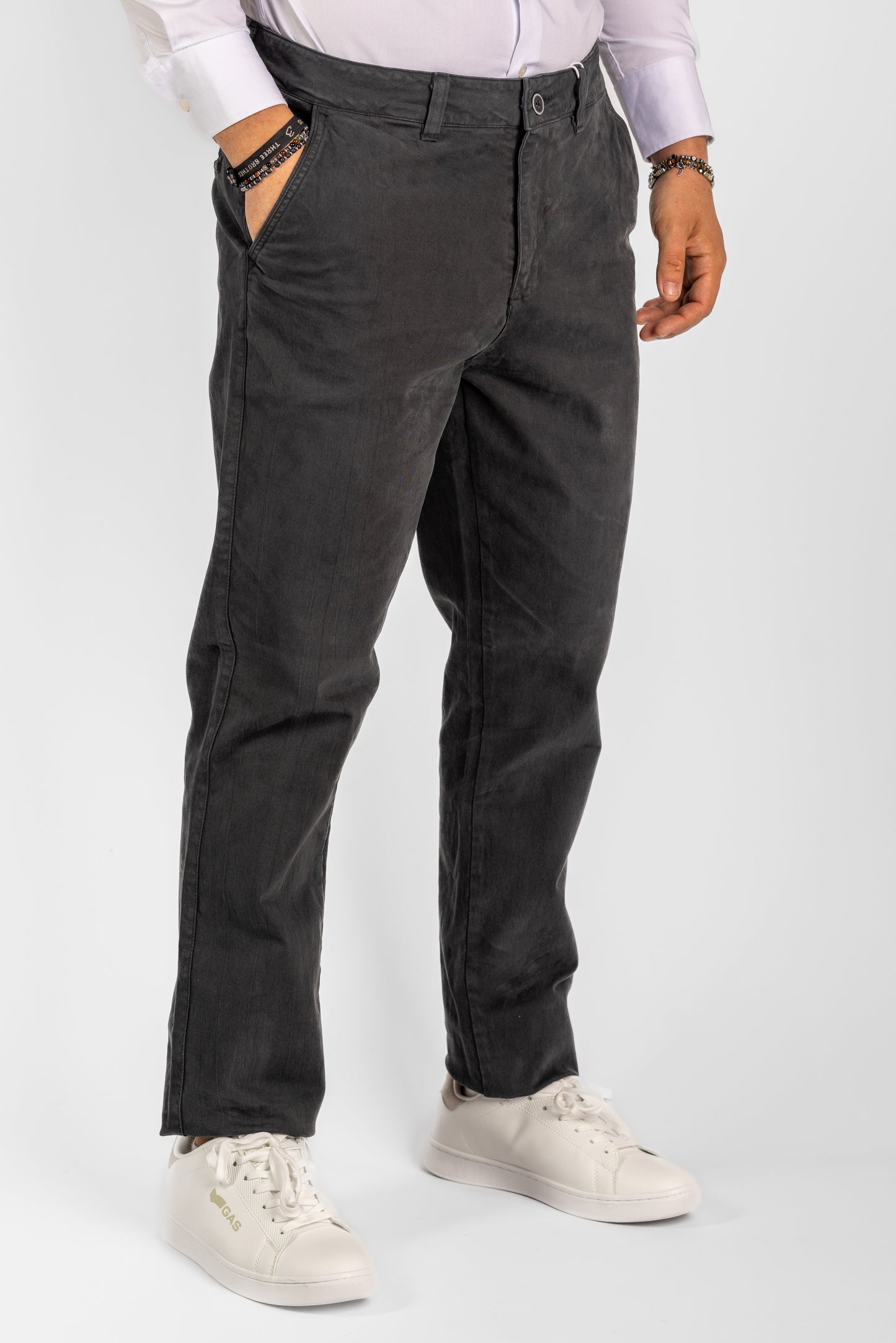 Basic Regular Soft Leg Trousers <tc>"€20 discount on the second"</tc> | BR002 Grey