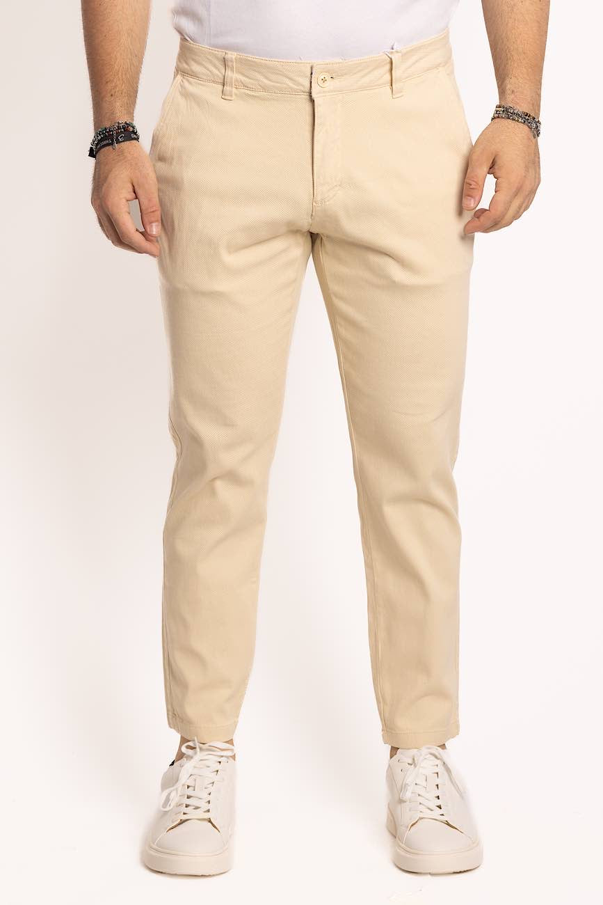 Pantalon Capri Piquet | Beige 5