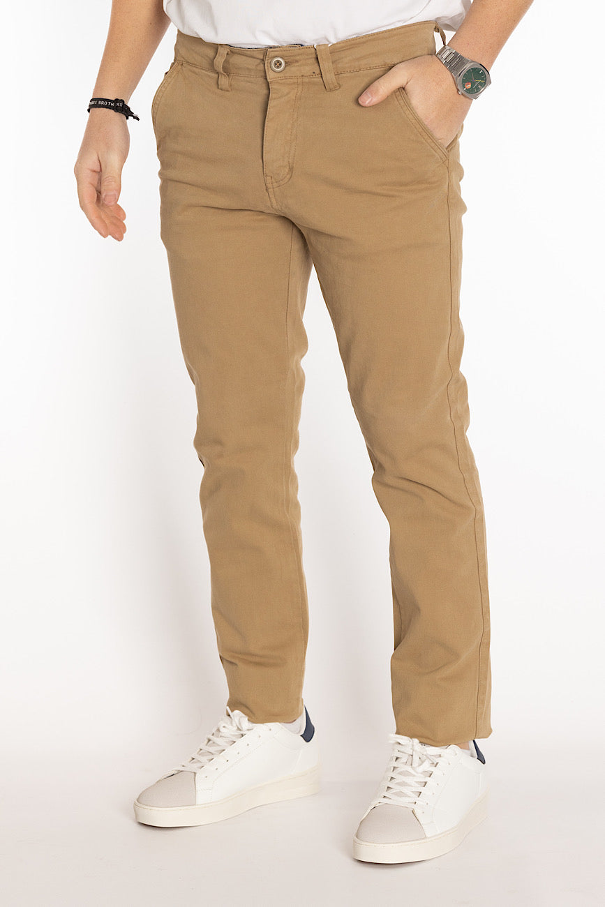 Basic Semi Slim Trousers 007 | 2 for €40 | Dove Grey