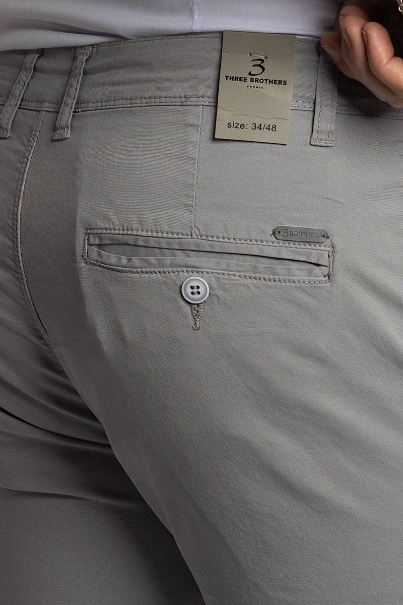 Pantalón Básico Slim | Gris