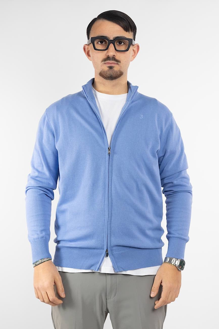 100% Cotton Full Zip Pullover | 2 for €40 | Celeste 04