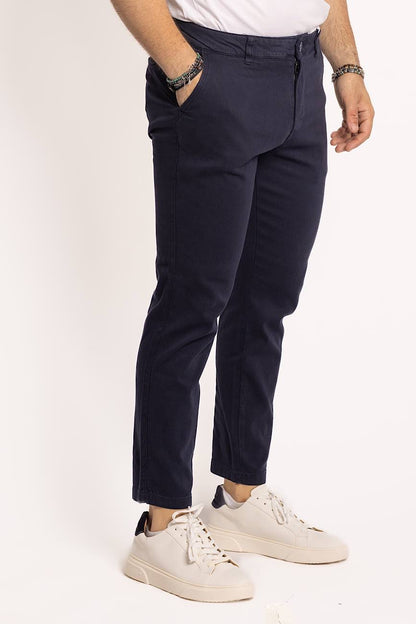 Pantalon Capri Piquet | Bleu 2