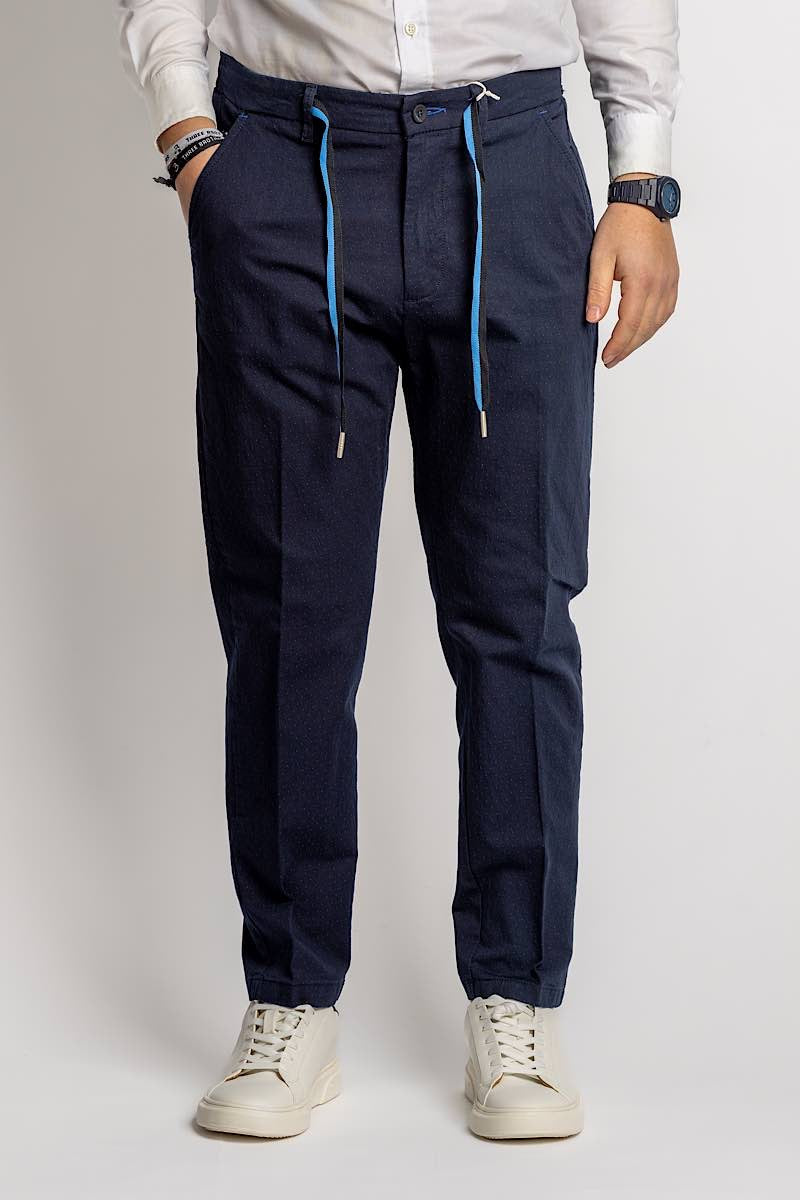 Pantalones holgados estampados <tc>"mitad de precio en el segundo"</tc> | Azul