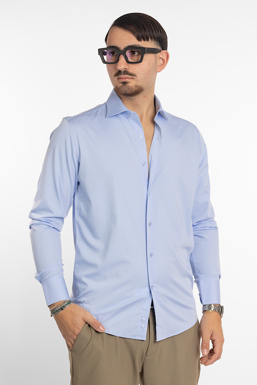 Regular Basic Non-Iron Shirt | Light Blue