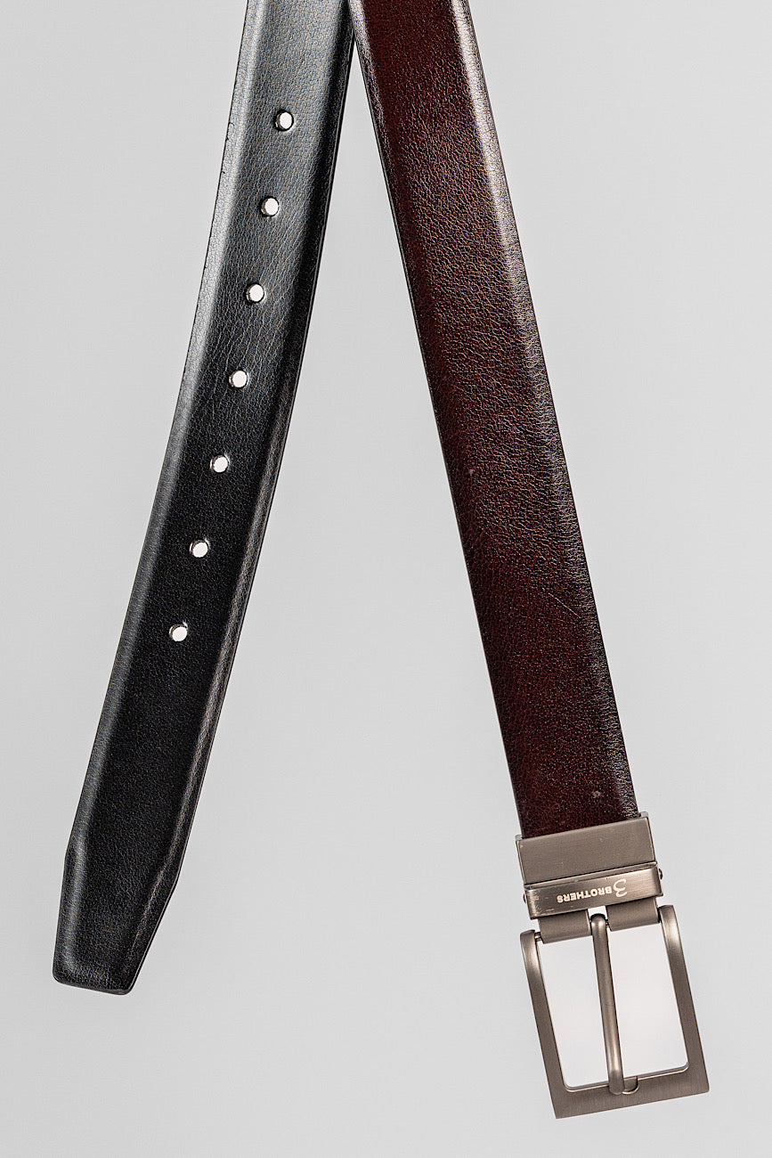 Reversible Belt | Dark Brown and Black