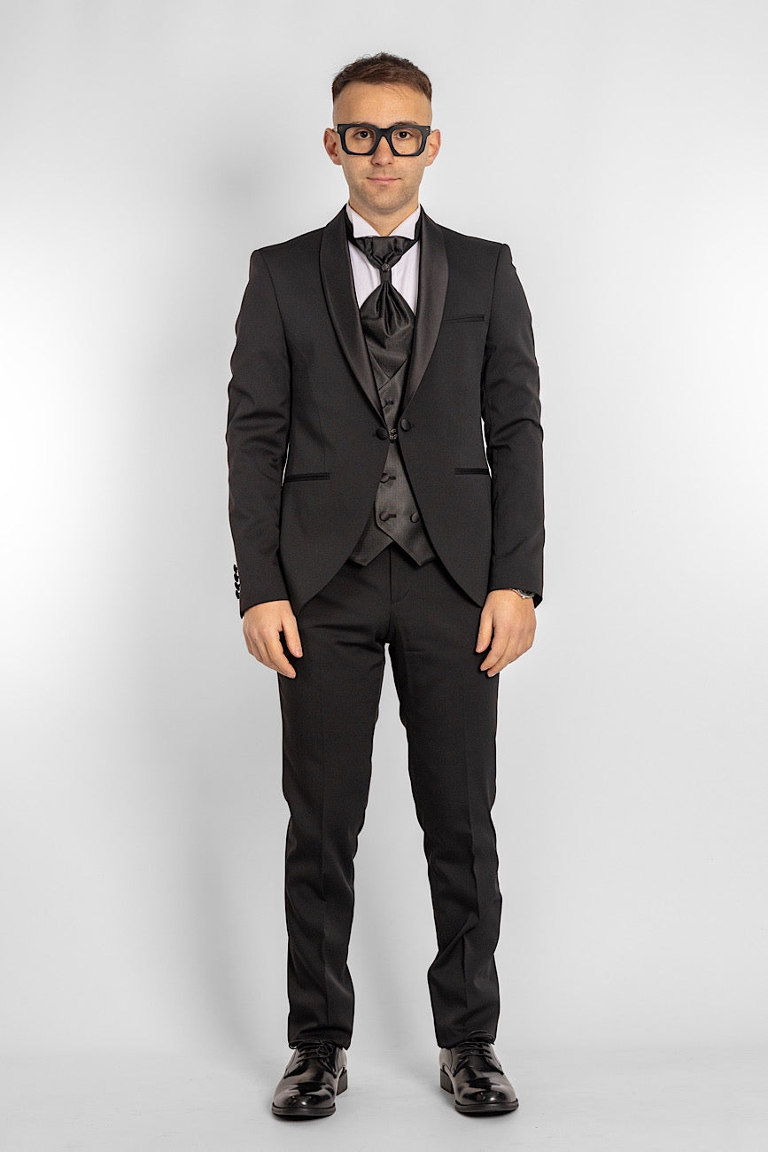 Classic Tuxedo Suit 742 | Black