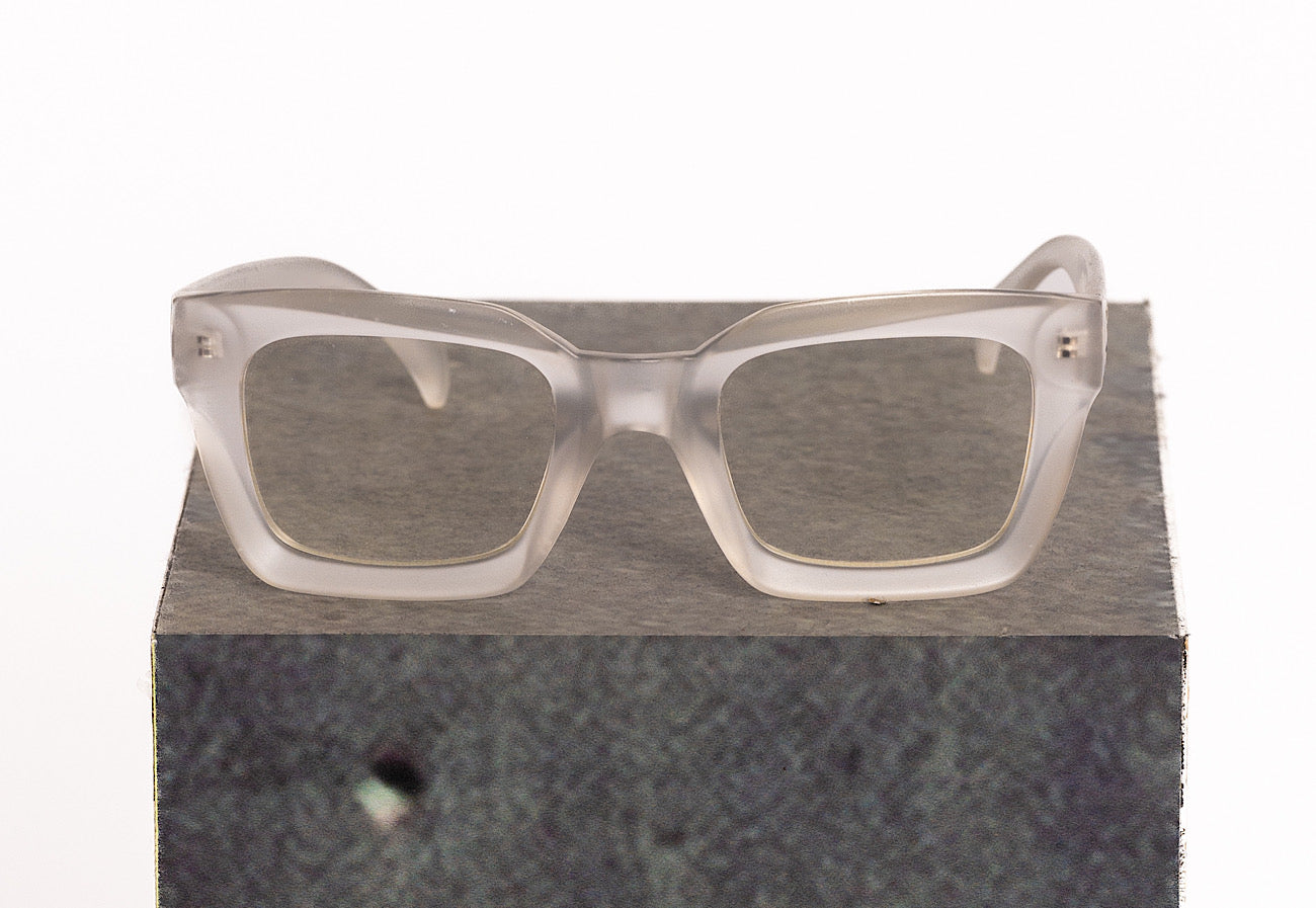 Basic Sunglasses | White Clear Lens