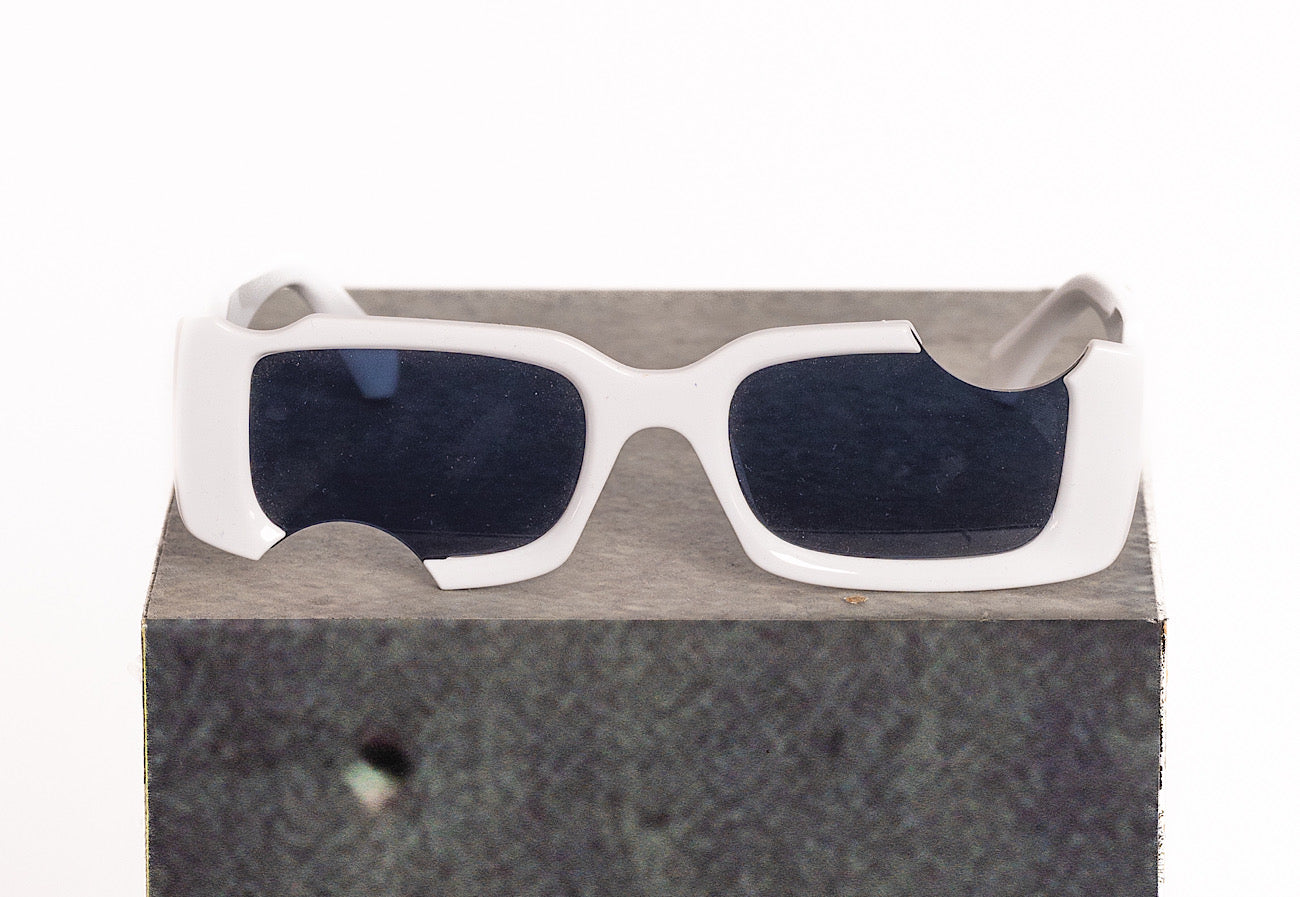 Hole Sunglasses | White