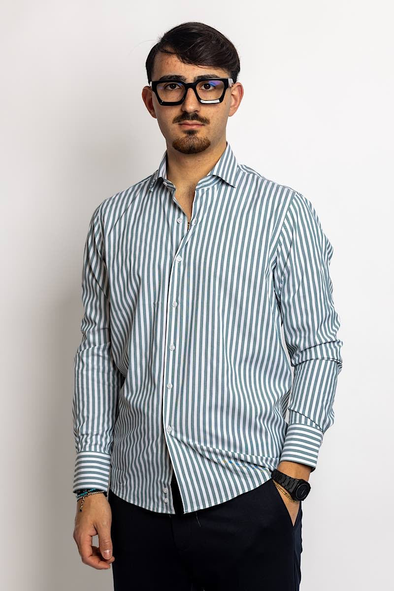 Slim shirts No iron shirts Basic Shirt Also Suitable THREE BROTHERS