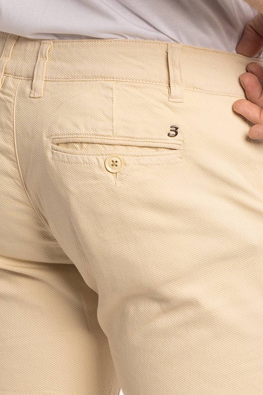 Pantalón capri piqué | beis 5