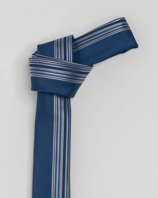 Sugar paper tie | Silver striped