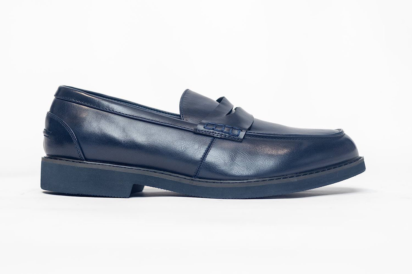 Moccasin Dress Shoe | Blue