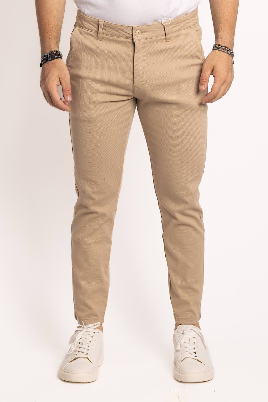 Pantalone Piquet Capri | Cammello 8