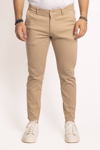 Piquet Capri trousers | Camel 8