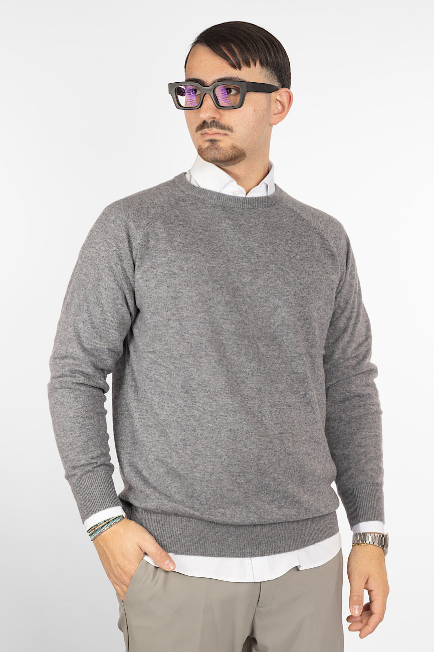 Cashmere Blend Pullover | 2 for €60 | Grey