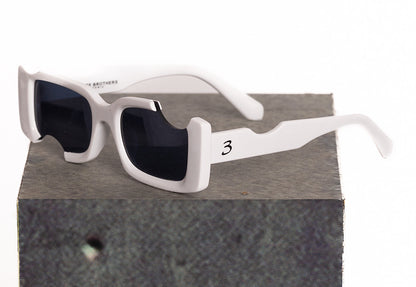 Gafas de sol con agujeros | Blanco