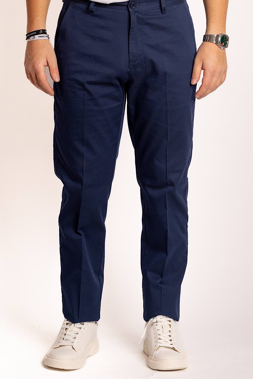 Pantalón clásico <tc>"75% de descuento en el segundo"</tc> | Azul