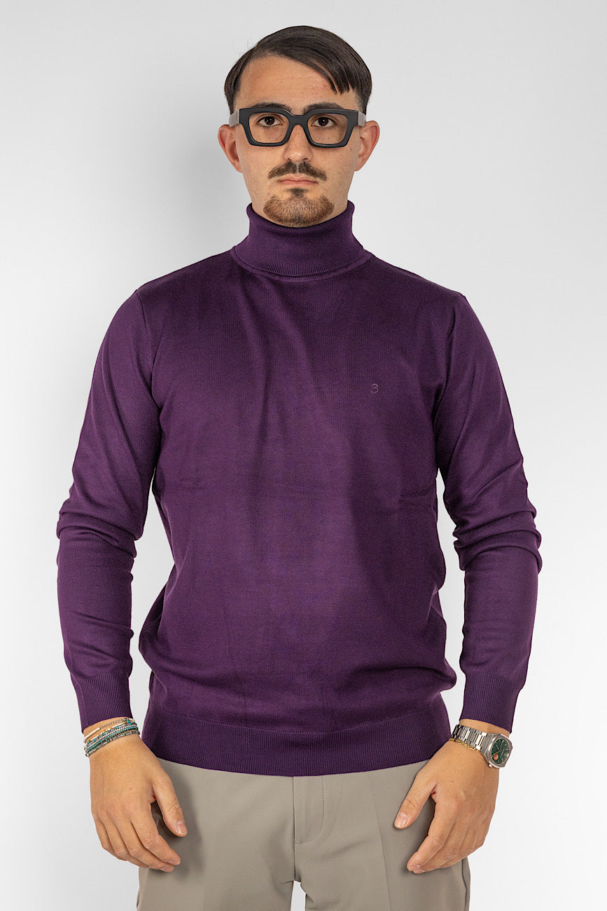 High Neck Sweater | 2 + 1 Free | Purple