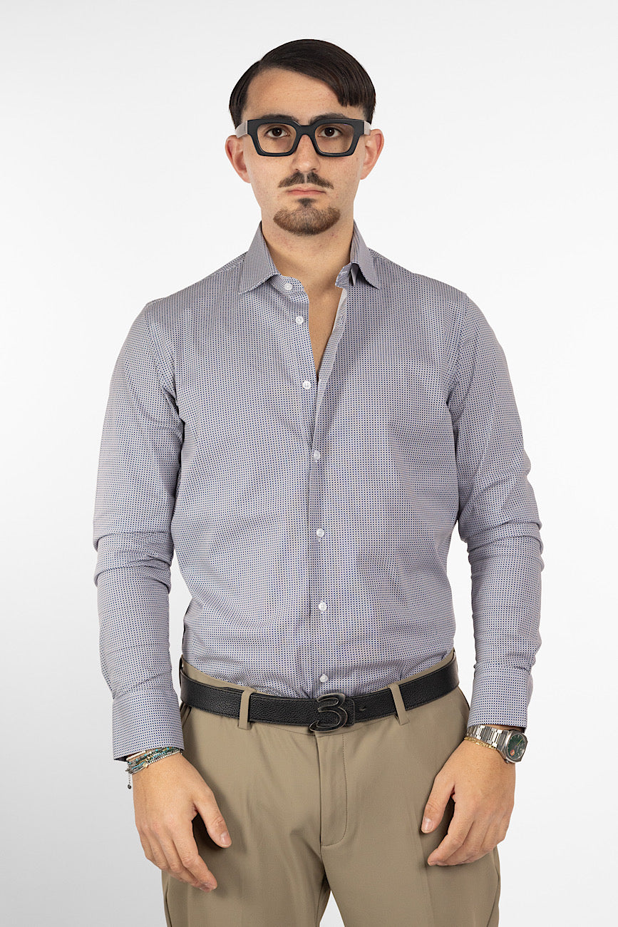 Camicia Facile Stiro Slim | Fantasia 7