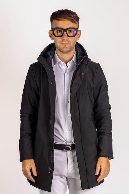 Parka Tessuto RRD Impermeabile | Nero