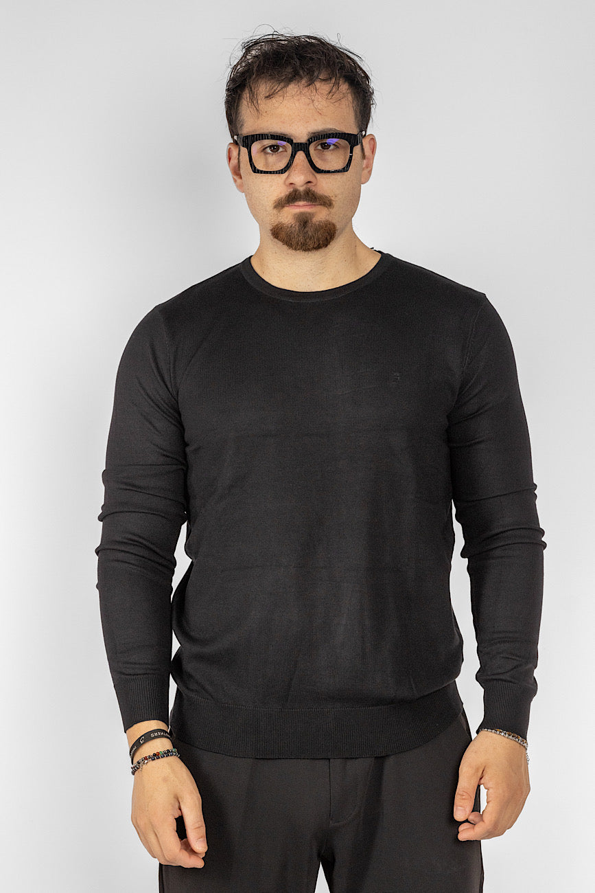 Pullover Girocollo | 2 + 1 Gratis | Nero