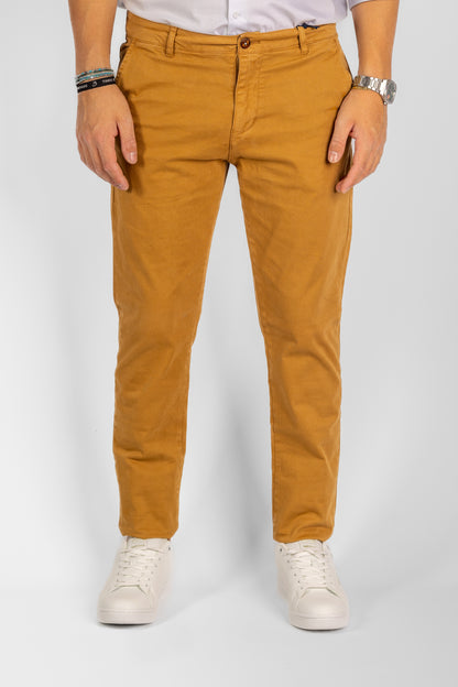 Pantalone Basic Semi Slim 2 per €40 | 3302 Senape