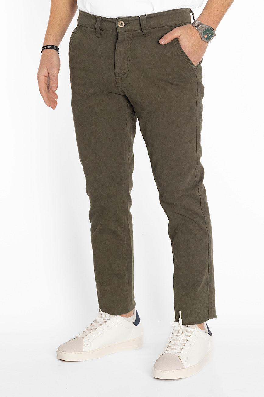 Pantalone Basic Semi Slim 007 | 2 per €40 | Verde