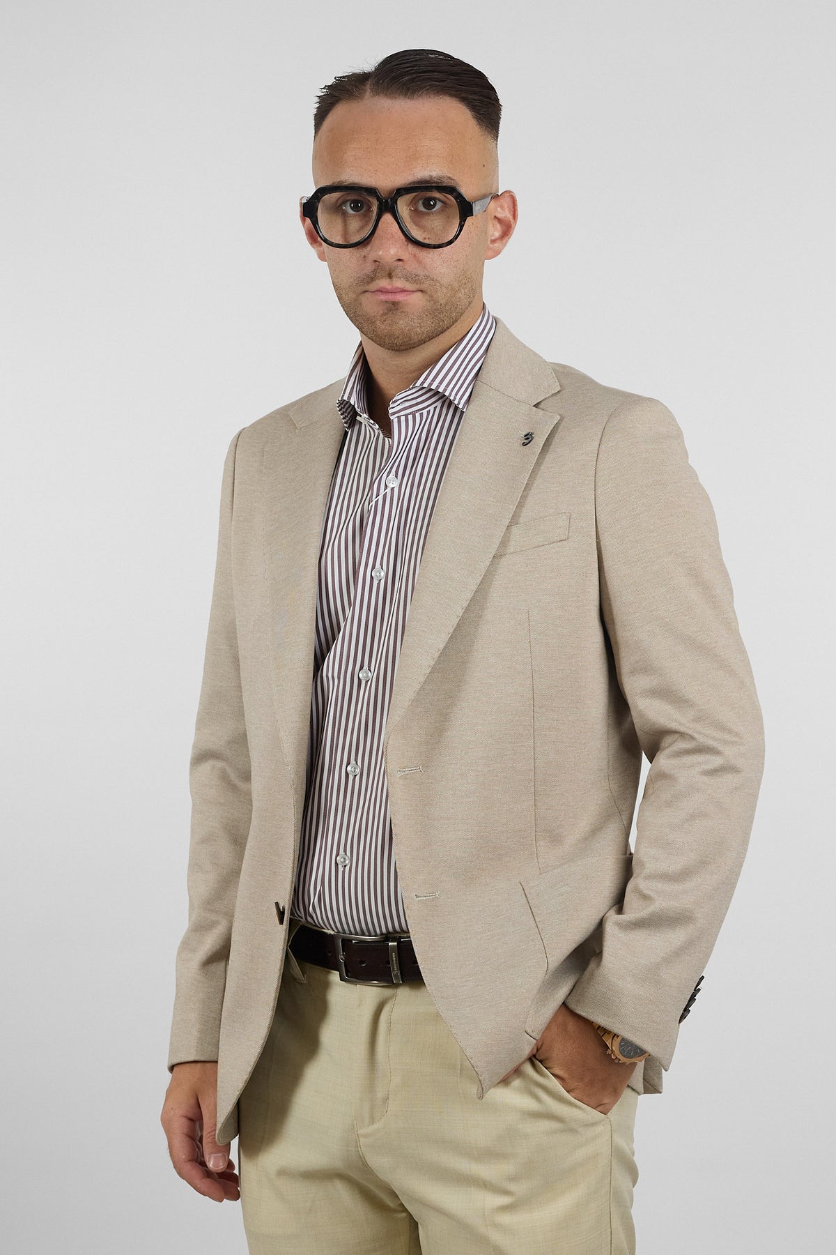 Giacca Jersey Elasticizzata LIA | Beige
